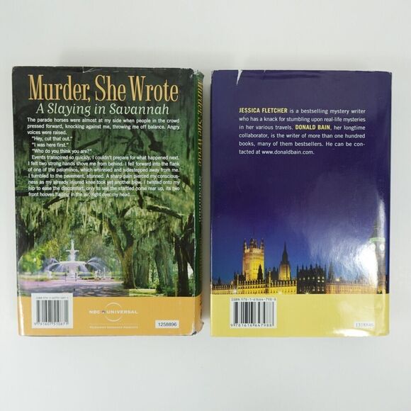 Murder She Wrote The Queens Jewels and A Slaying In Savannah Lot of 2 - Picture 2 of 11
